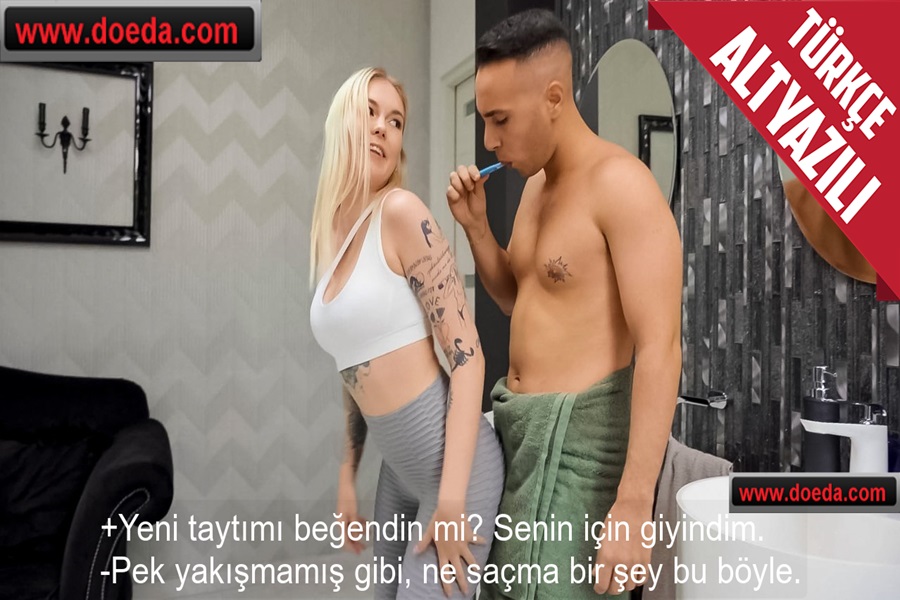 Yeni Dar Taytını Beğenmeyen Sevgilisine Kur Yaparak Azdıran Ateşli Sürtük