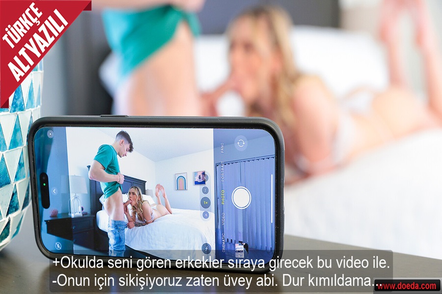 Okulda Forsu Olsun ve Tanınsın Diye Üvey Kardeşiyle Sikişip İfşa Videosunu Hazırladı